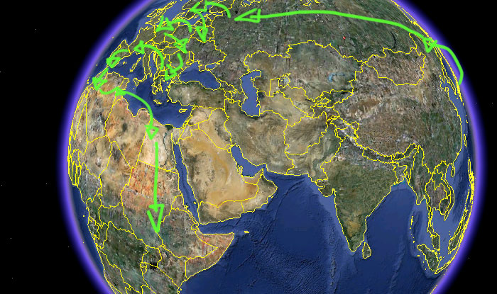 phase 2 trip map