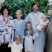 Young Jordan with family in Tunisia